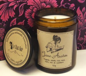 Bougie artisanale Jane Austen