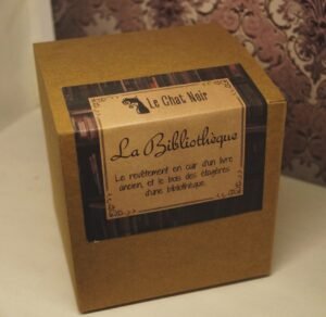 Bougie | La Bibliothèque | Bois & Cuir – Image 3