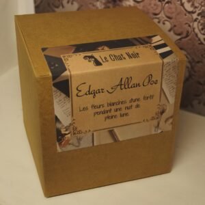 Bougie | Edgar Allan Poe | Fleurs blanches – Image 5