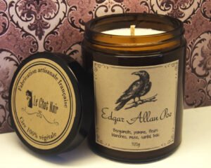 Bougie artisanale Edgar Allan Poe