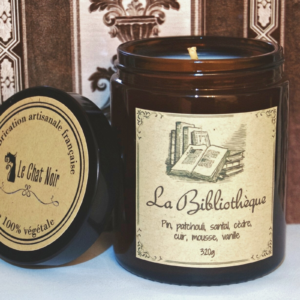 Bougie Feu de bois | La Bibliothèque