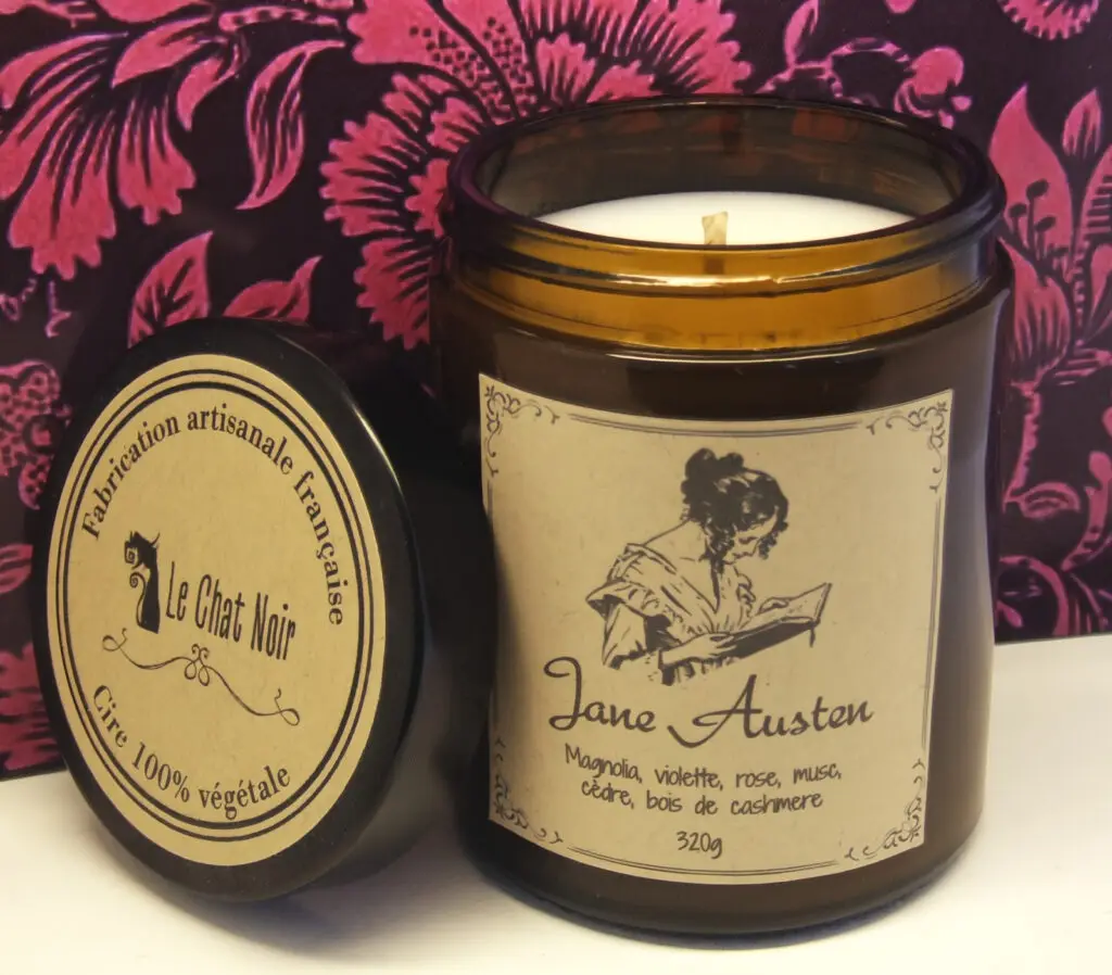 Bougie Jane Austen | Jardin fleuri