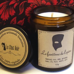 Bougie Rose Patchouli | Le fantôme de l'opéra