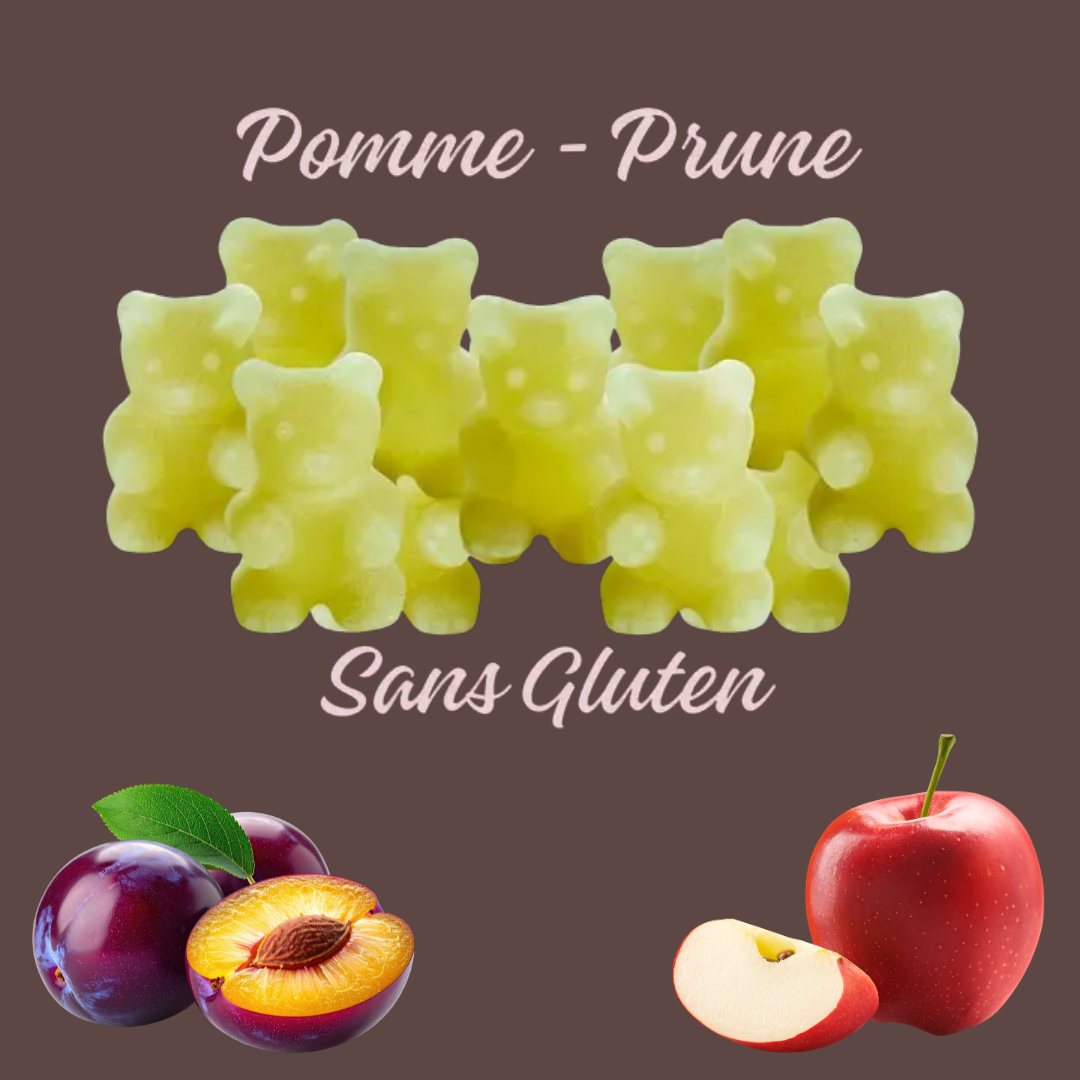Pomme & Prune | Oursons infusions Sans Gluten